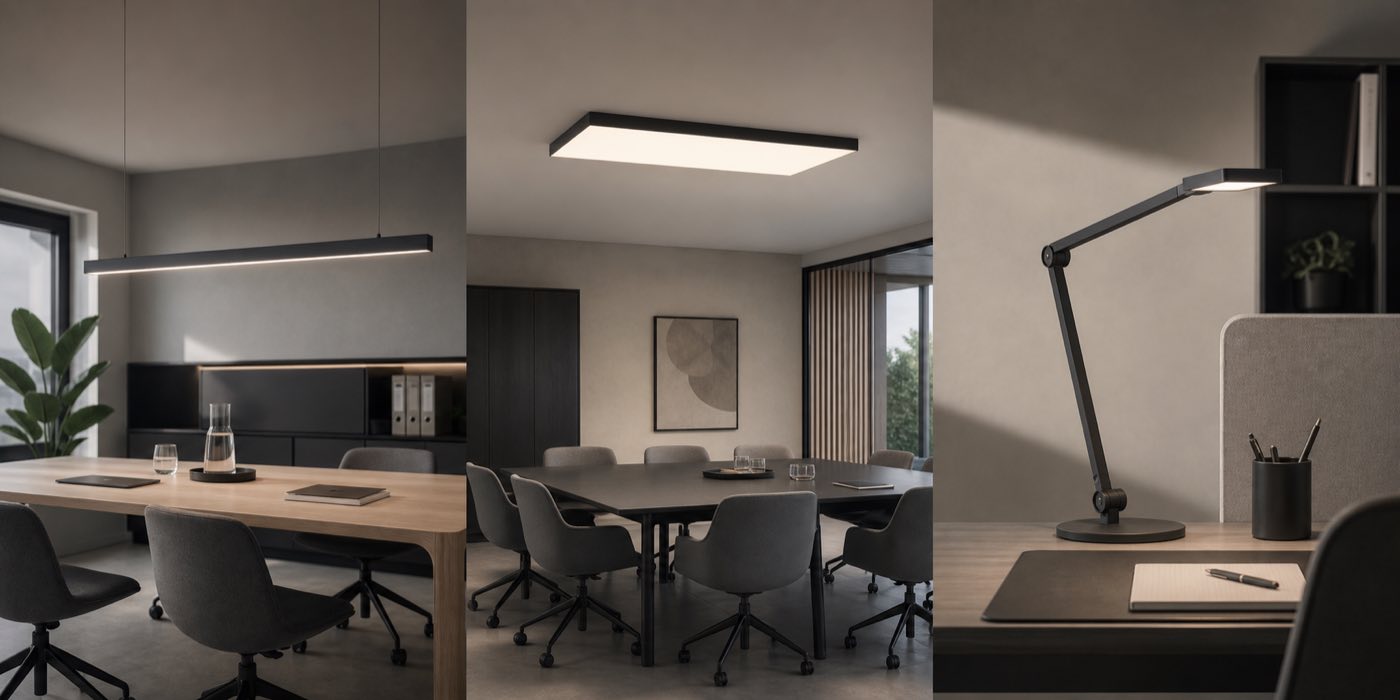Desk Lamps in a professional workplace